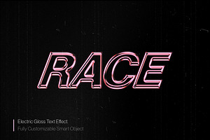 Electric Gloss Text Effect (PSD), a Layer Style Add-On by Posterfello