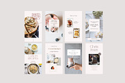 Food Instagram Templates Canva, a Social Media Template by Deepa Template Studio (Thumbnail 7 of 12)