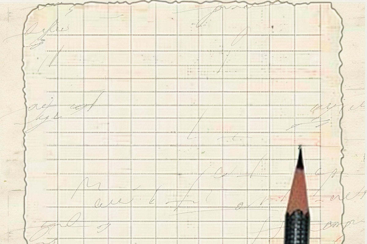 Vintage Lined Writing Paper, a Pattern Graphic by Printable Treasure (Photo 2 of 10)