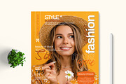 Fashion Magazine Cover Template, a Magazine Template by MightyDesign (Thumbnail 2 of 8)