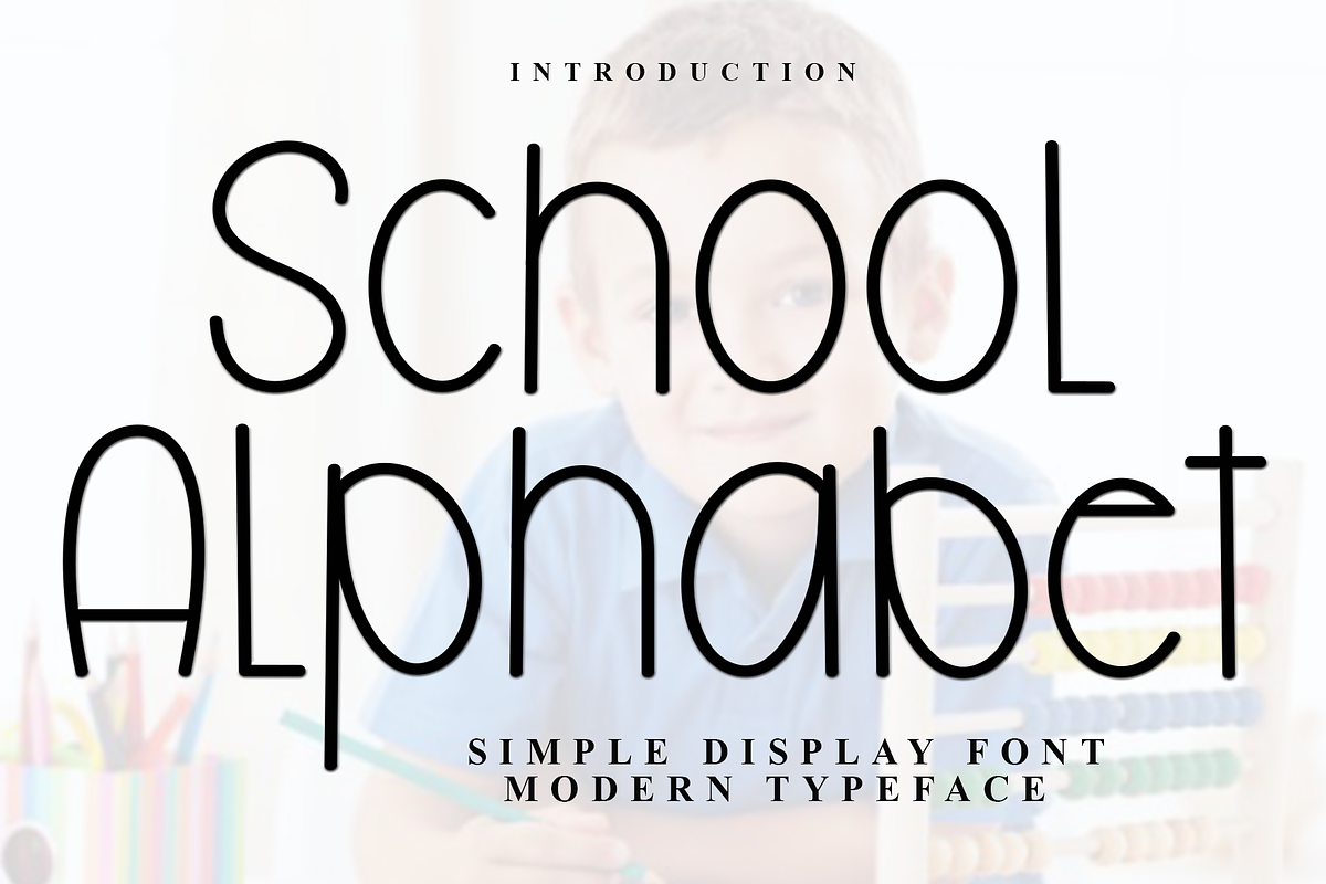 School Alphabet, a Handwritten Font by InermediaSTUDIO (Photo 1 of 7)