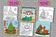 Christmas Stress Relief Book Pages, an Illustration by one-touch (Thumbnail 2 of 7)