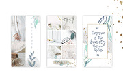 CANVA Watercolor Instagram Pack, a Social Media Template by Eviory (Thumbnail 3 of 10)
