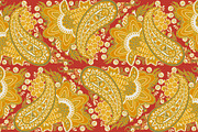 6 Floral paisley patterns, a Graphic by antalogiya (Thumbnail 4 of 7)
