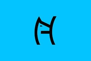 Letter H with Horse head modern logo, a Branding & Logo Template by Your Choice Art