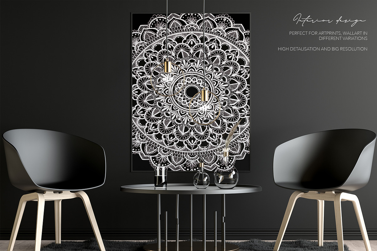 Hand Drawn Mandala Collection, a Decorative Illustration by Alisa Fimen Design (Photo 8 of 11)