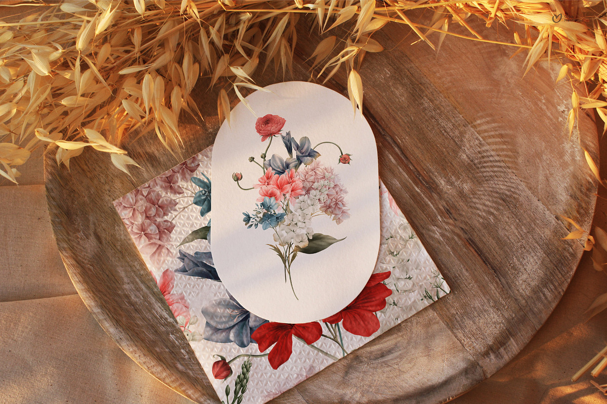 Floral Fragrance, watercolor flowers, a Texture Illustration by ollalya (Photo 2 of 15)