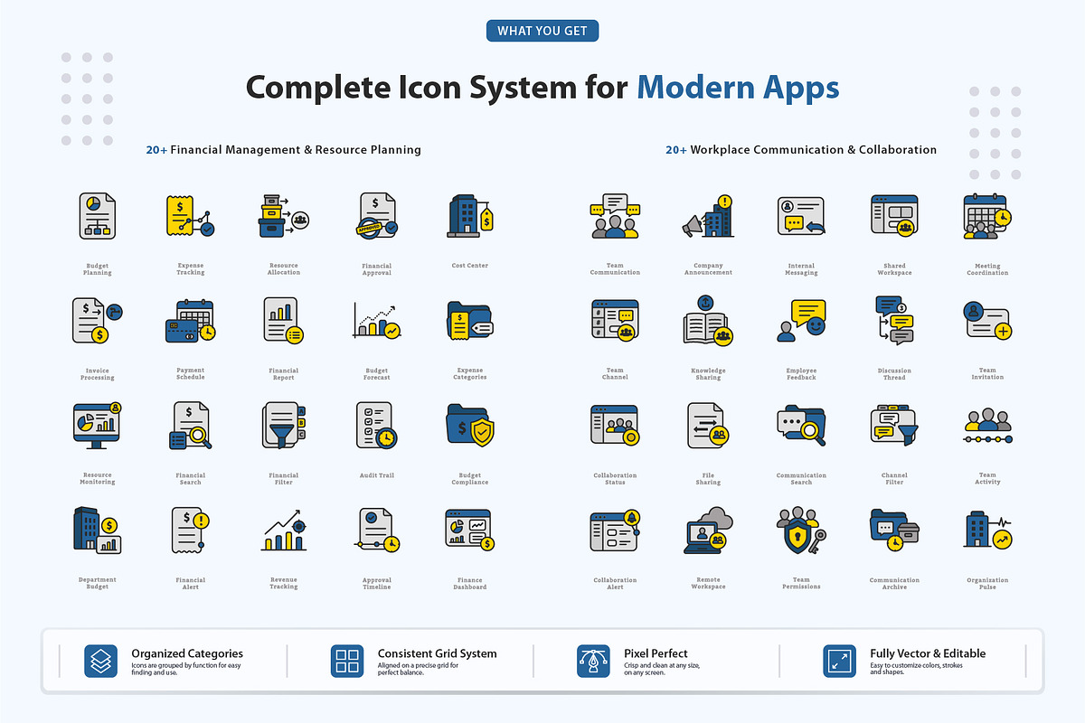 Enterprise Management Icons, an Outline Icon by vexper (Photo 4 of 7)