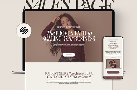Landing Page, Sales Page Website