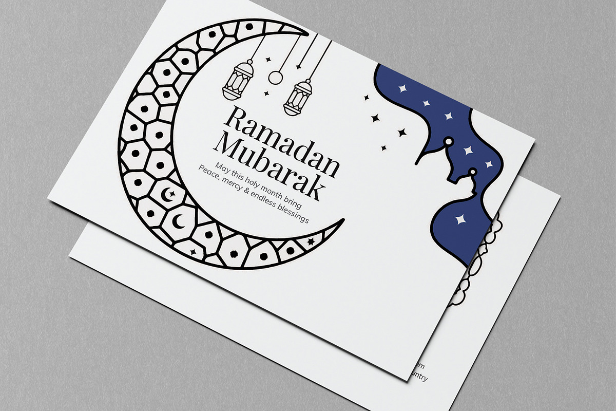 Friends and Family Ramadan Postcard, a Card Template by MightyDesign (Photo 3 of 6)