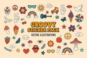 Groovy Sticker Pack
