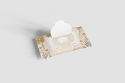 Wet Wipes Mockup, a Product Mockup by bimockup (Thumbnail 3 of 6)