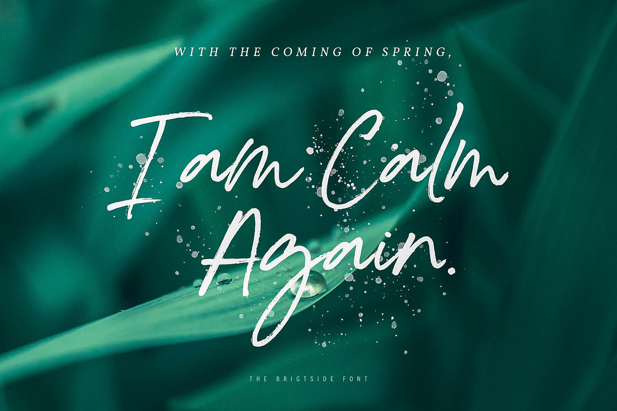 The Brightside Font preview 3