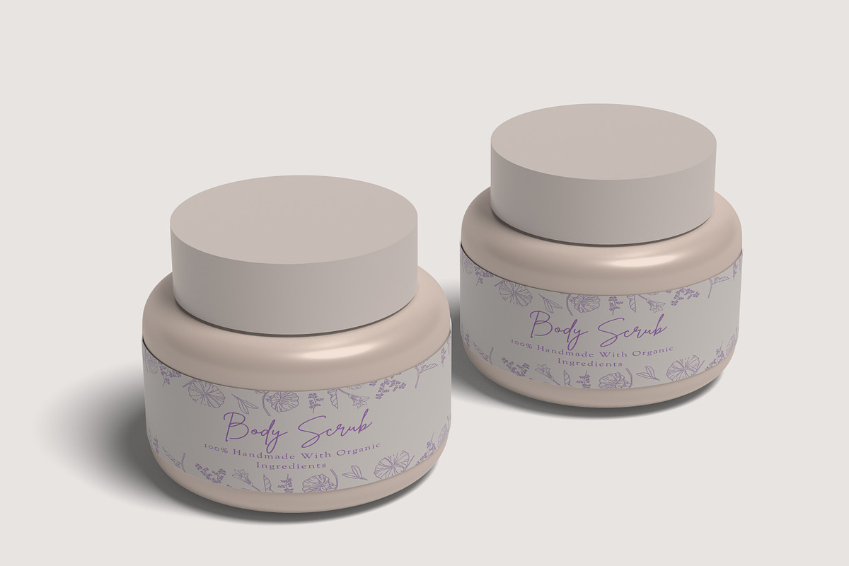 Cosmetic Jar Mockup, a Cups & Container Mockup by ulfatunnazira (Photo 4 of 6)