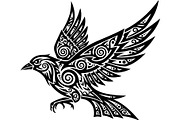 Bird Silhouettes Flying Sideways, an Animal Illustration by Designer_Momina (Thumbnail 6 of 21)