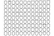 Shields Set 1 Procreate Brush Stamps, a Brush Add-On by Disasterology Ink (Thumbnail 4 of 10)