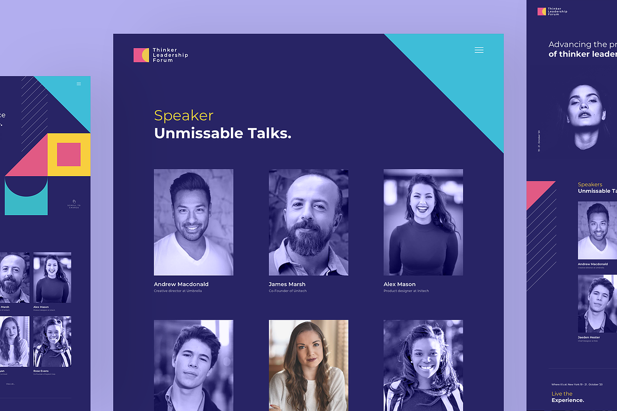 Conference Responsive PSD & Sketch, a Landing Page Template by TIB Digital (Photo 5 of 7)