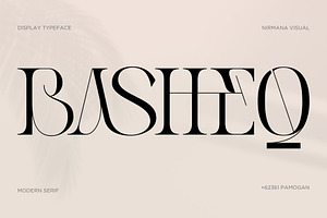 Basheq Vintage - Modern Serif