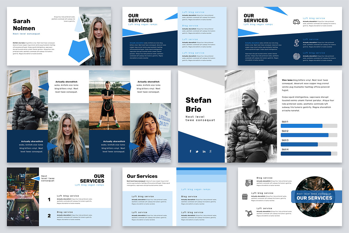 Brio Business Powerpoint Template, a Presentation Template by Reshapely (Photo 7 of 15)