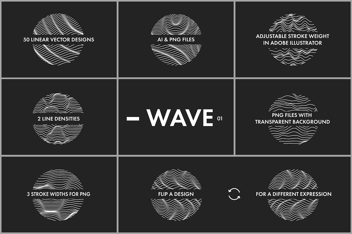 WAVE 01: Flexible Abstract Designs, an Object Graphic by ME_COLLAGE (Photo 4 of 25)