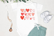 Hearts Clipart Sublimation Design, a Decorative Illustration by VetalStock (Thumbnail 4 of 5)
