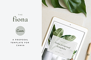 Fiona Proposal Template for Canva, a Presentation Template by Atlas & Anchor Designs (Thumbnail 1 of 8)
