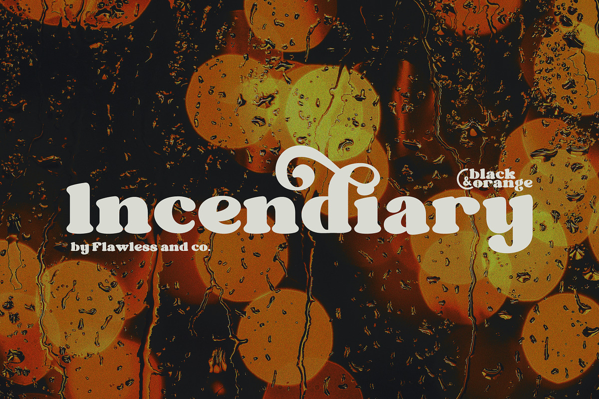 Black Orange - Retro Serif Font, a Serif Font by Flawless And Co (Photo 3 of 10)