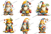 Whimsical Gnome Clipart, an Illustration by DreamArtGraphic (Thumbnail 4 of 5)