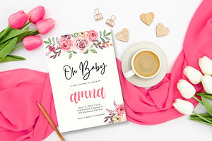 Baby Shower invitation design