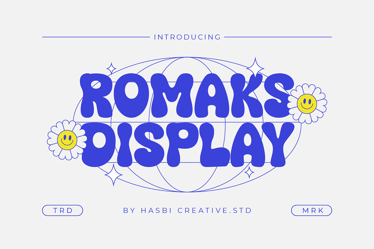 Romaks - Display Font, a Font by Hasbi Creative (Photo 1 of 7)
