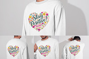 Stay Positive T-Shirt Design, an Object Illustration by Ahluva Studio (Thumbnail 1 of 6)