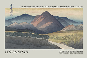 Ito Shinsui Procreate Kit, a Brush Add-On by Digi Life