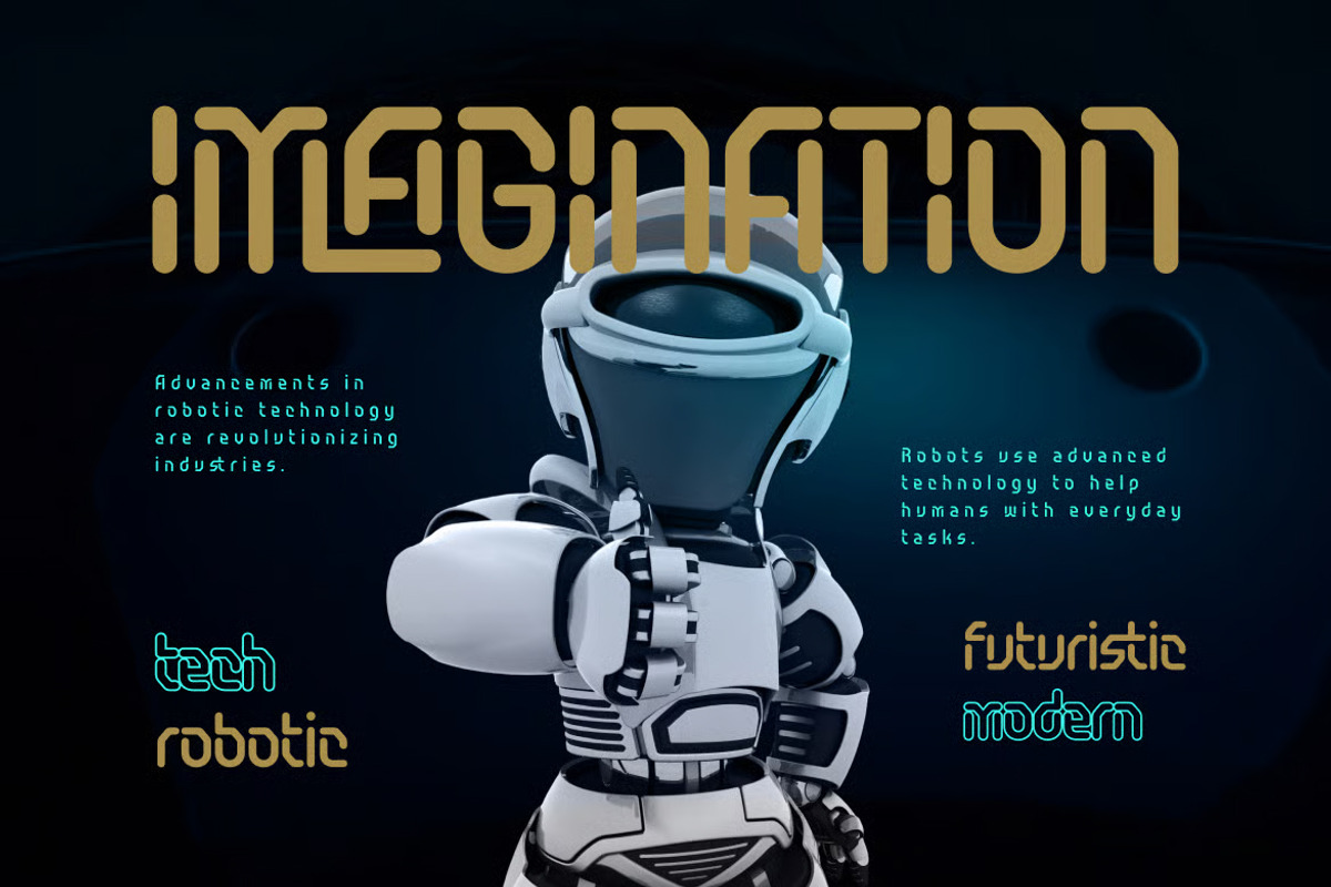 Vetrix - Modern Techno Font, a Sans Serif Font by Brand Earth (Photo 3 of 7)
