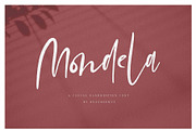 Mondela || Casual Handwritten Font, a Script Font by BrandSemut (Thumbnail 1 of 13)