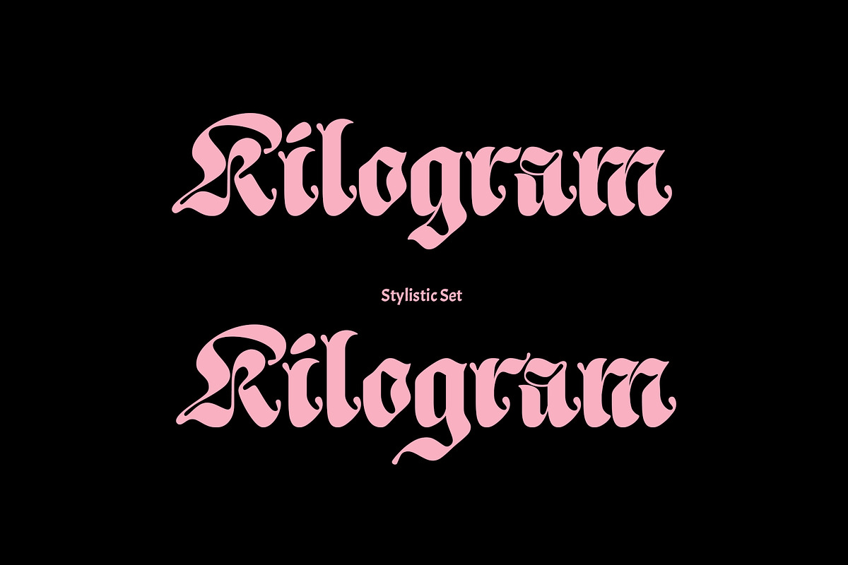 ED Lacour - Blackletter Typeface, a Blackletter Font by Emyself Design (Photo 11 of 12)
