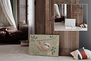 Vintage Nursery Frame Mockup Bundle, a Household Mockup by Artjafara (Thumbnail 5 of 15)