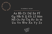 Scribble Serif, a Font by Drawn By Arianna (Thumbnail 2 of 2)