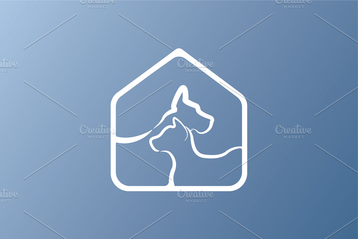 Pet Home Simple Logo For Business, a Branding & Logo Template by Logo Loom (Photo 4 of 4)