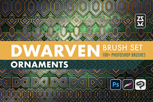 Dwarven Ornaments Brush Set, a Brush Add-On by Zsolt Kosa Art