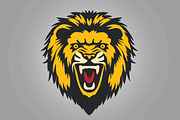 Lion head, an Animal Illustration by Mongkees (Thumbnail 1 of 2)