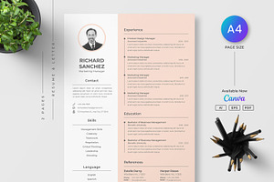 ATS Resume Template | Modern Resume, a Resume Template by DreamStudio-eg
