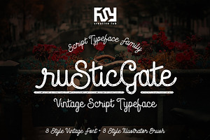 Rustic Gate Vintage Family