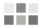 Concentric Seamless Patterns Bundle, a Pattern Graphic by Curly_Pat (Thumbnail 9 of 15)