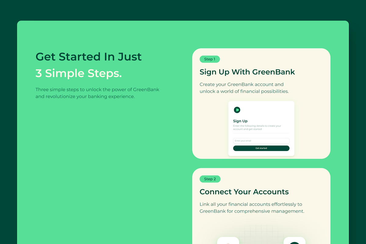 Green Bank - SaaS Framer Template, a Landing Page Template by BreejeAnadkat (Photo 4 of 4)