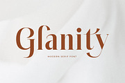 Glanity Modern Serif Font, a Serif Font by Letterena Studios (Thumbnail 1 of 15)