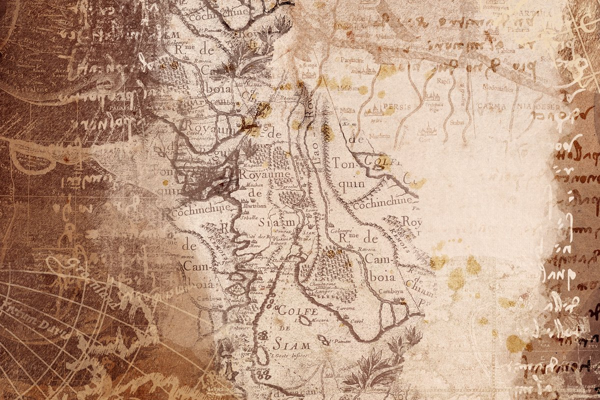 Vintage Maps. Stamp Brushes, a Brush Add-On by Julia_Raketic (Photo 2 of 15)