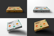 Paper Box Mockup, pizza, chocolate, a Packaging Mockup by dpi (Thumbnail 4 of 7)