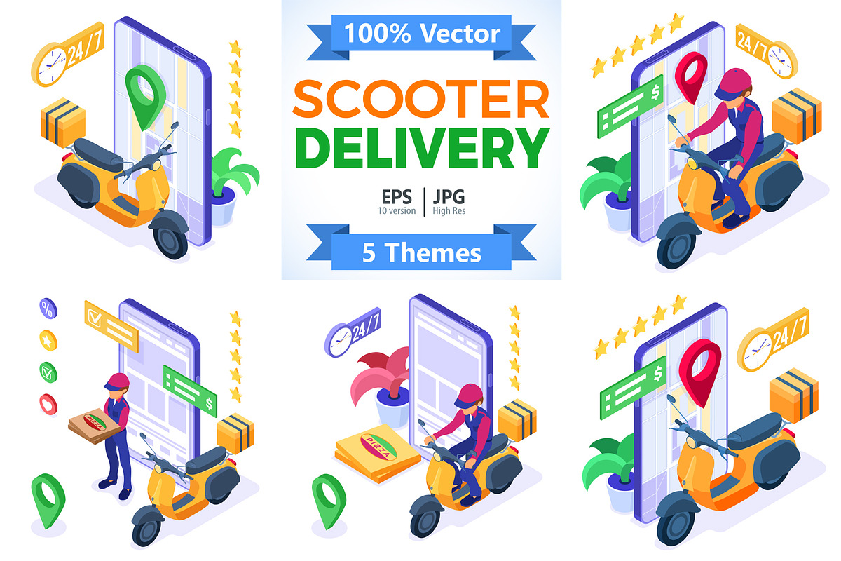 Online Internet Shopping Delivery, a Food Illustration by TAlex (Photo 1 of 6)