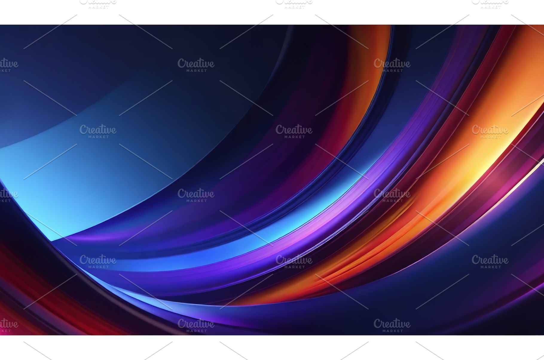 Abstract vibrant curved lines, an Abstract Photo by Igor Tichonow