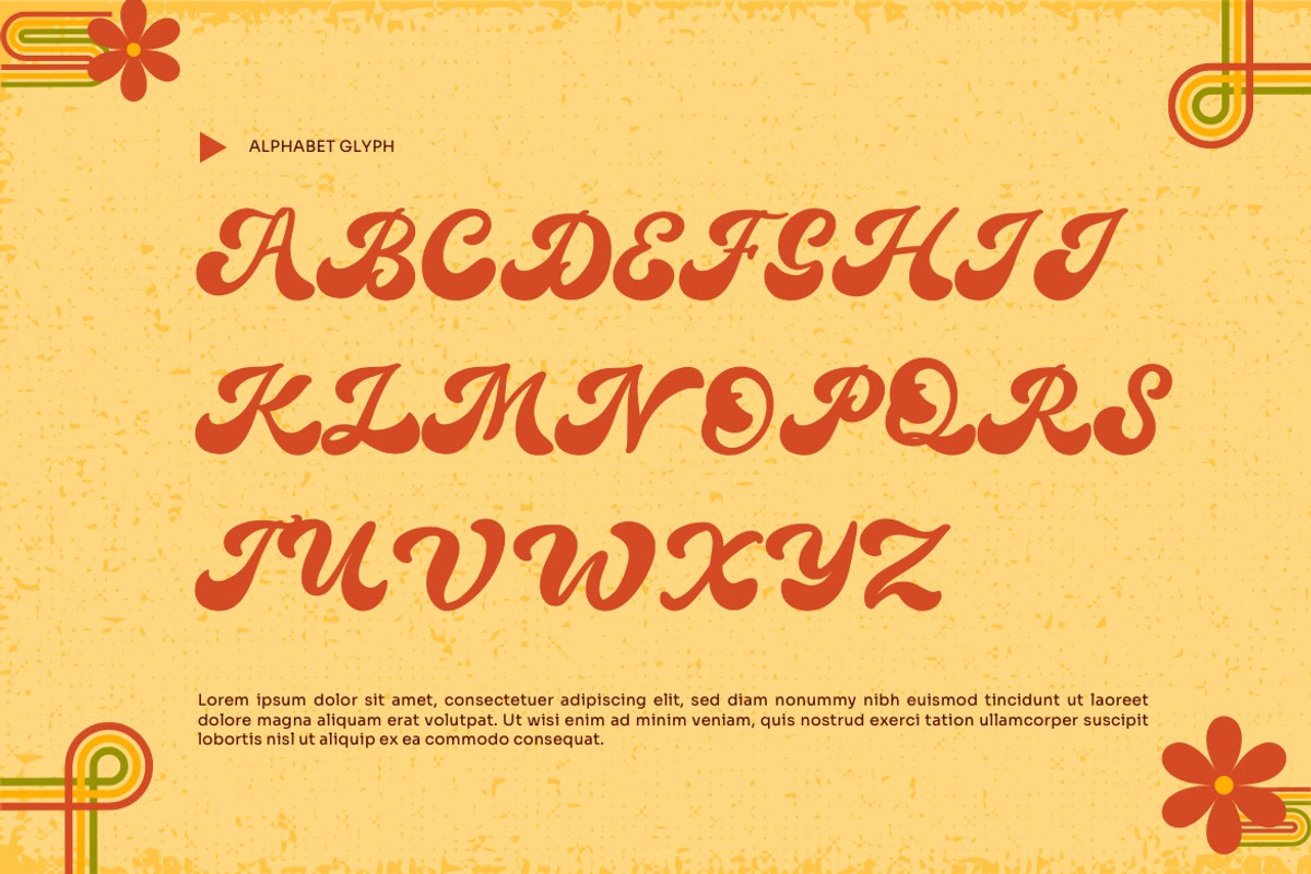 Gouffas - Retro Fun Font, a Handwritten Font by Dhabee (Photo 4 of 16)
